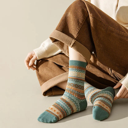 Nordic Haven Cotton Socks