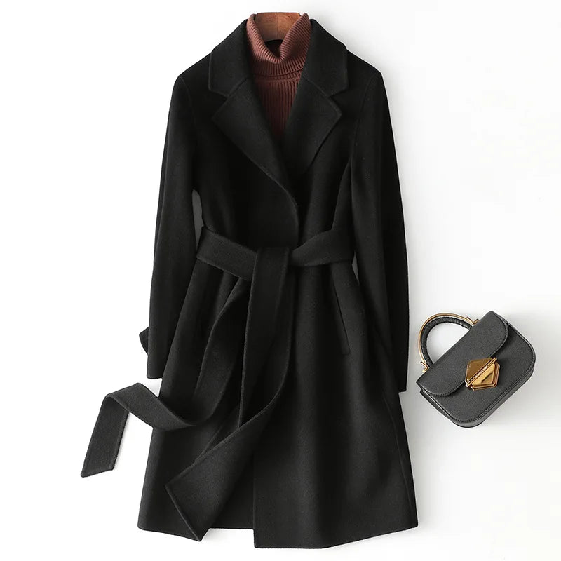 Winter Cinch Woolen Coat