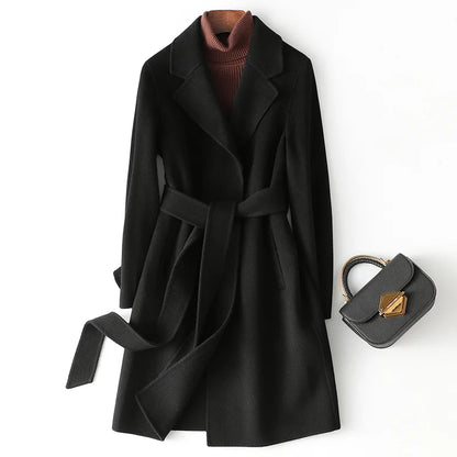 Winter Cinch Woolen Coat