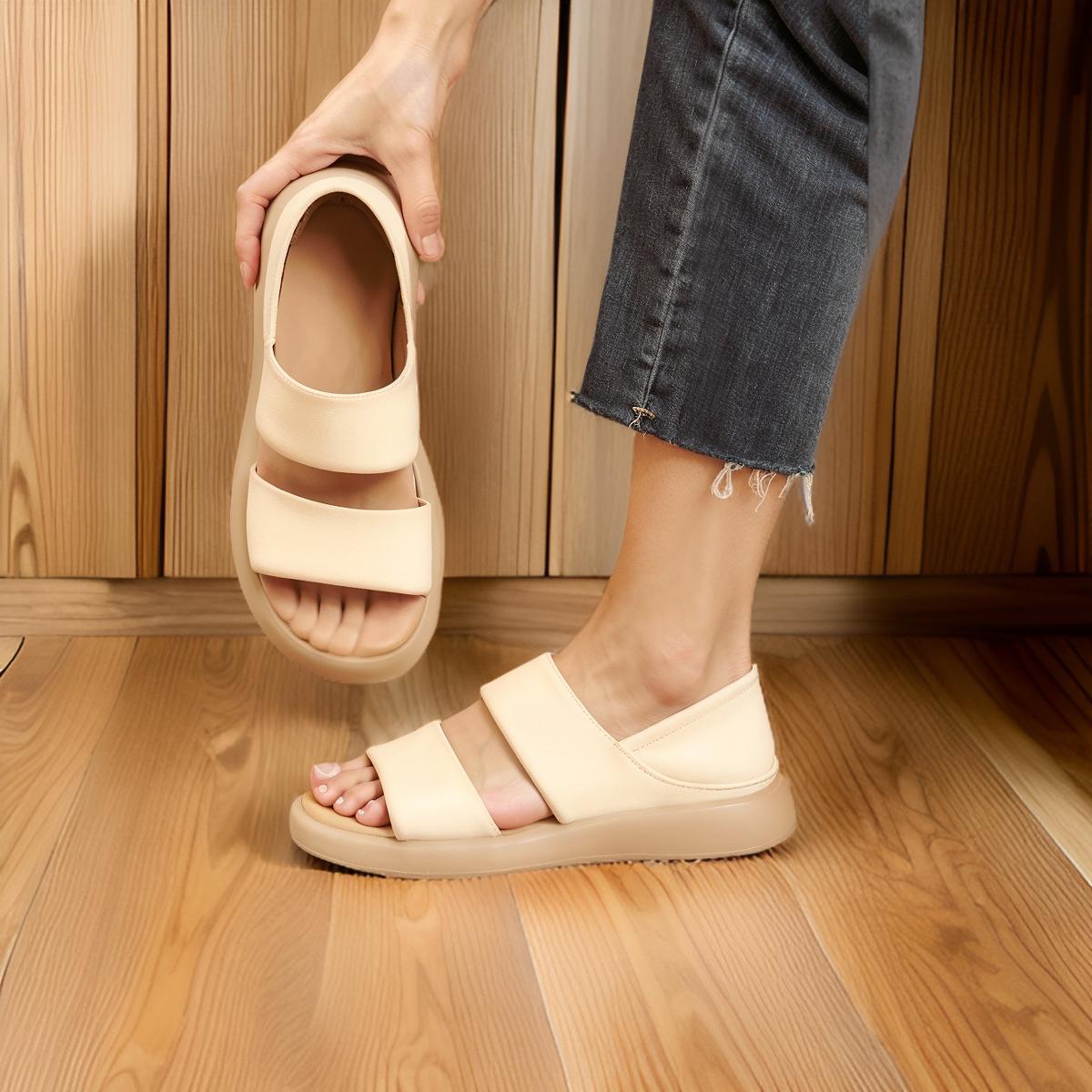 Ivory – Orthopaedic Comfortable Slip-On Sandals