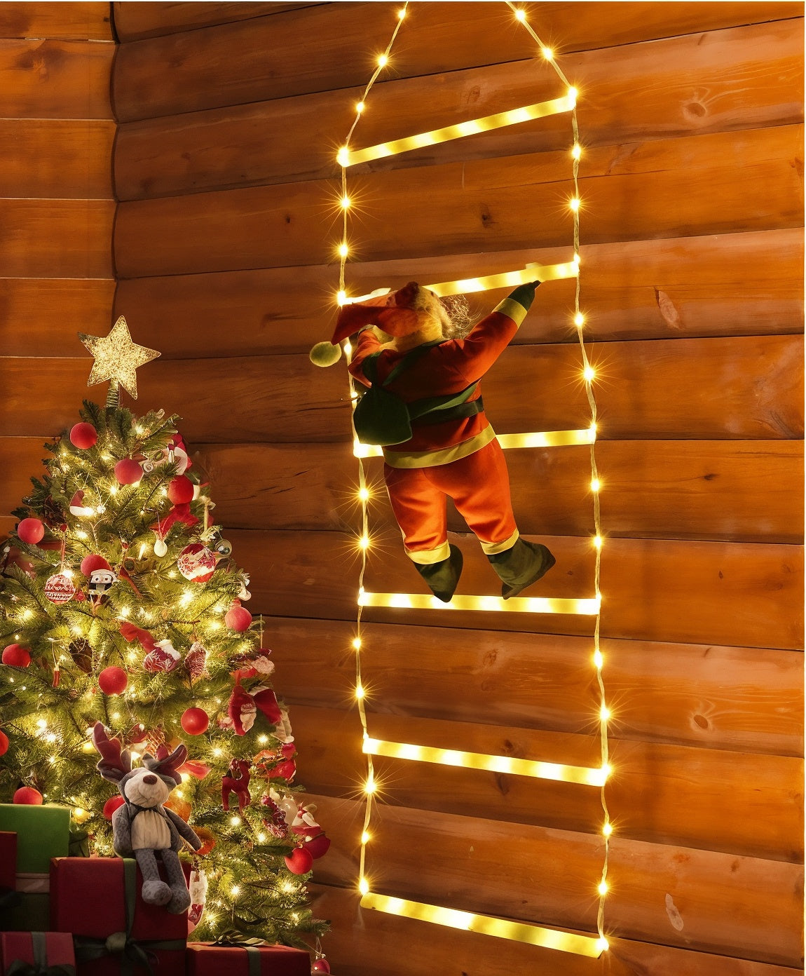 Lutin grimpant – crée une ambiance de Noël chaleureuse et festive à la maison