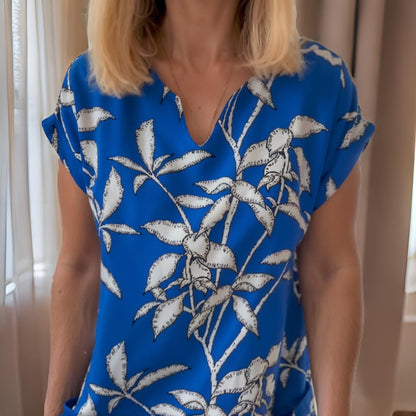 Marta - Floral Short Sleeve Dress