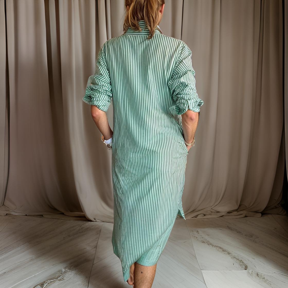 Ivy - Shirt Style Dress with Collar
