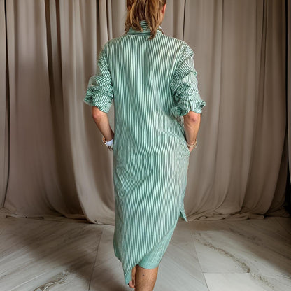 Ivy - Shirt Style Dress with Collar