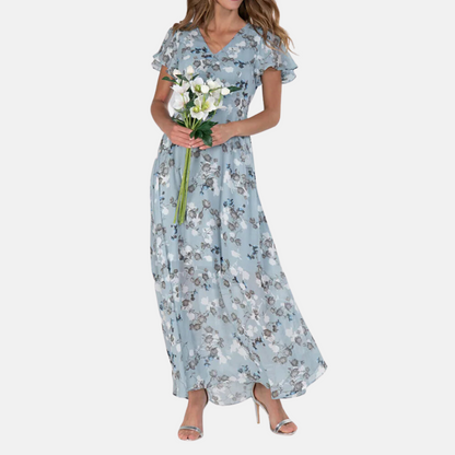 Mona's - Summer maxi dress with flowers