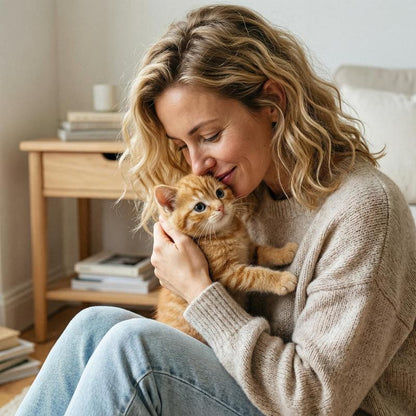 Chaton Robot Interactif – Peluche Réaliste qui Marche, Remue la Queue et Émet des Sons