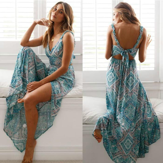 Vera - Enchantingly feminine and subtly maximalist Boho style dress