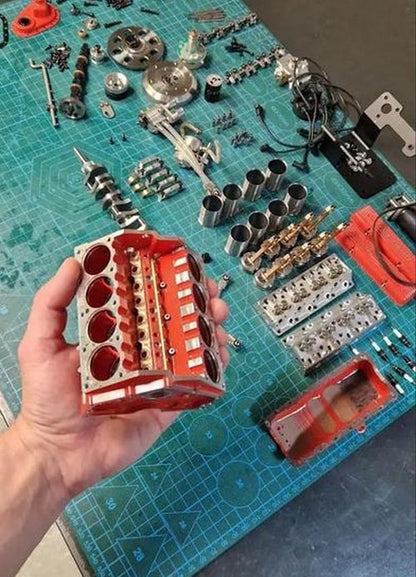 Kit de modélisme moteur V8 à essence