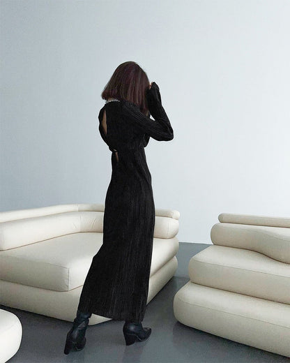 Stella - Pleated Midi Dress