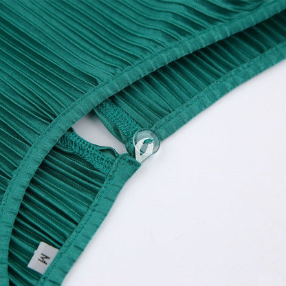 Stella - Pleated Midi Dress