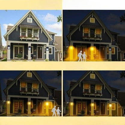 Applique murale extérieure à énergie solaire