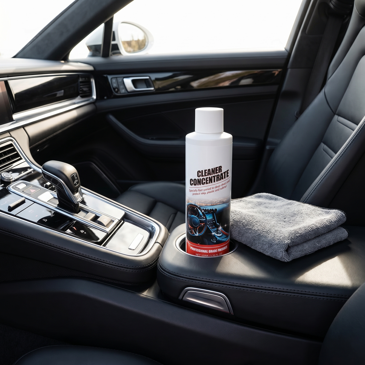 Professional Car Interior Cleaner Concentrate – Deep Clean Finish for Vinyl, Plastic & Rubber