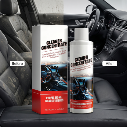 Professional Car Interior Cleaner Concentrate – Deep Clean Finish for Vinyl, Plastic & Rubber