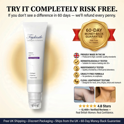 WARNING: Only 3 Units Left — The #1 Collagen Roller Cream for Sagging Skin on Neck, Arms, Thighs & Full Body | 4-Week Results