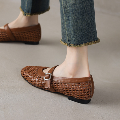 Everly Woven Flats