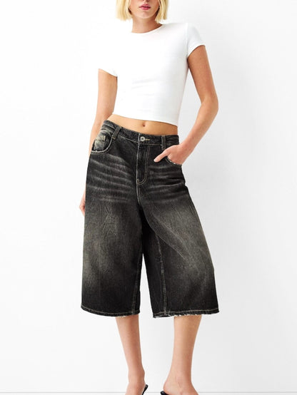 Devon Denim Bermuda shorts