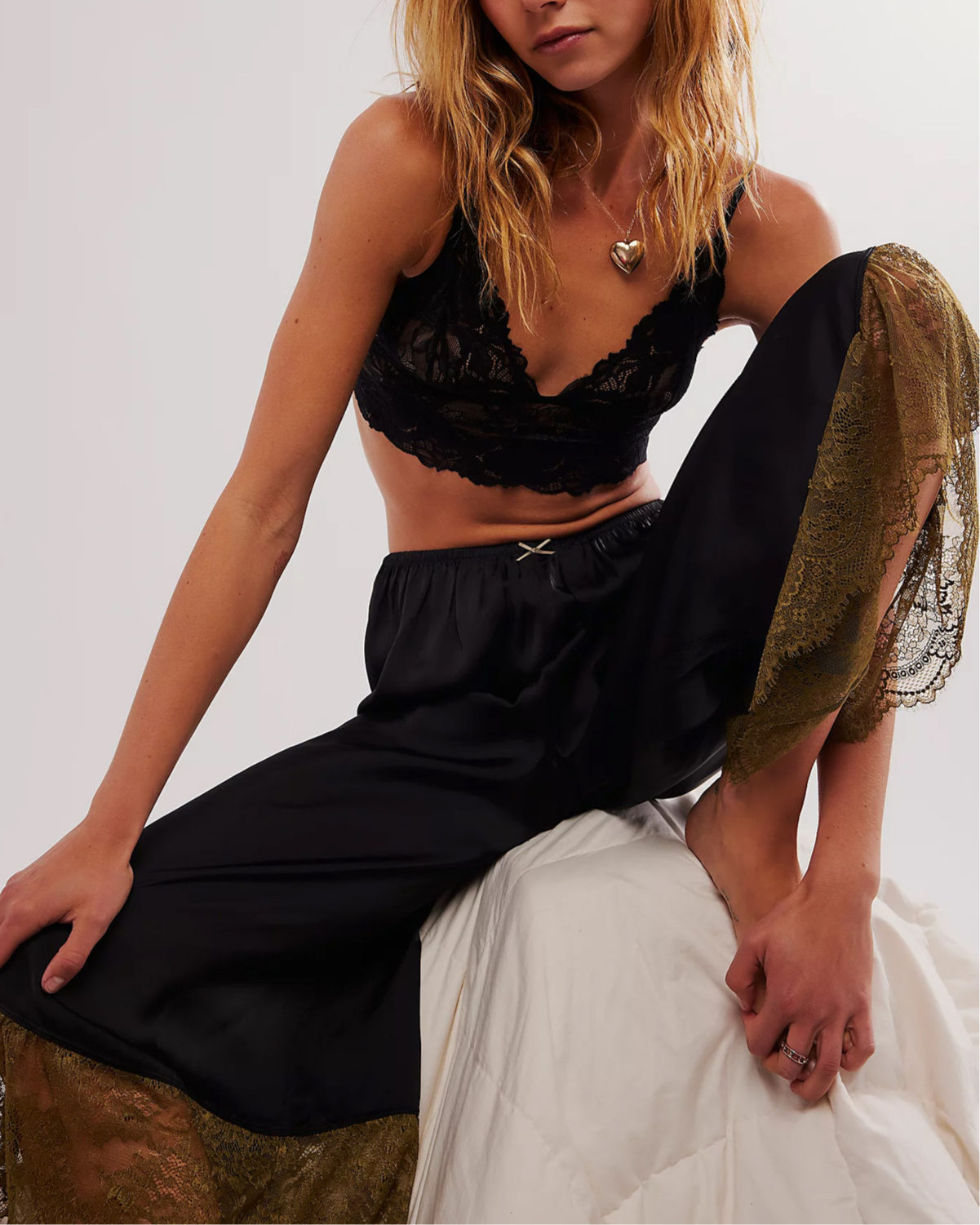 Sinclair Silk Lace Trousers