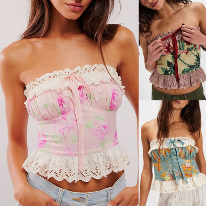 Maribel Lace Corset Top