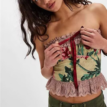 Maribel Lace Corset Top