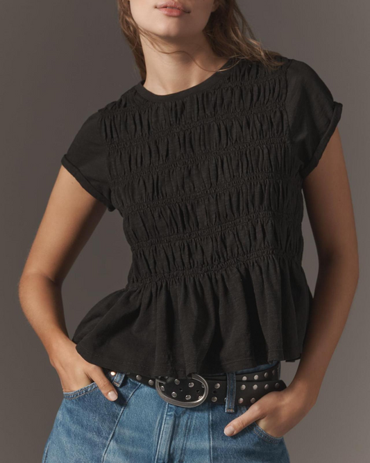 Rita DiCaprio Ruffle Top