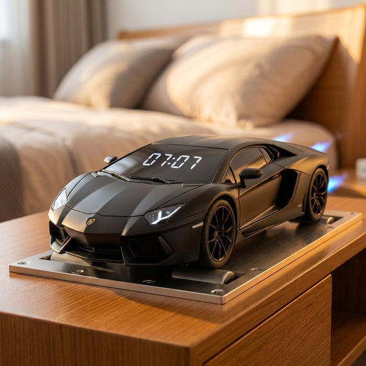 Réveil Supercar avec son de moteur réaliste