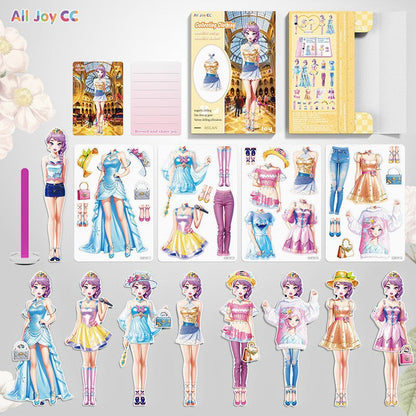 Set de jeu magnétique de mode pour enfants