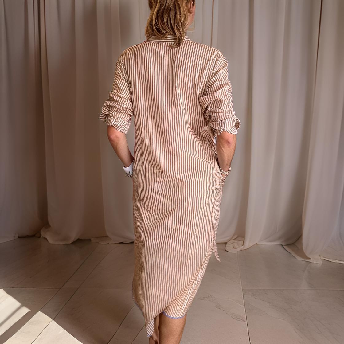 Ivy - Shirt Style Dress with Collar