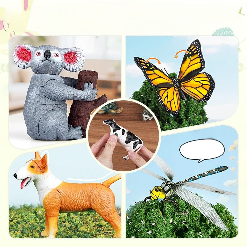 Kit d’assemblage d’insectes et d’animaux pour enfants – jouet éducatif pour découvrir la nature