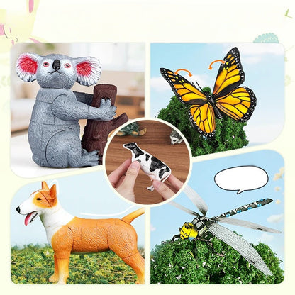 Kit d’assemblage d’insectes et d’animaux pour enfants – jouet éducatif pour découvrir la nature