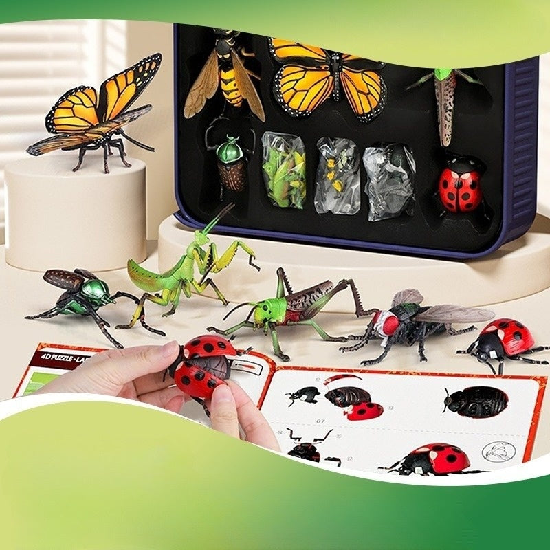 Kit d’assemblage d’insectes et d’animaux pour enfants – jouet éducatif pour découvrir la nature