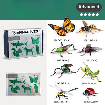 Kit d’assemblage d’insectes et d’animaux pour enfants – jouet éducatif pour découvrir la nature