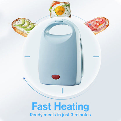 Gril à sandwichs multifonction compact – petits-déjeuners chauds en 3 minutes