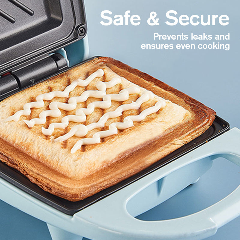 Gril à sandwichs multifonction compact – petits-déjeuners chauds en 3 minutes