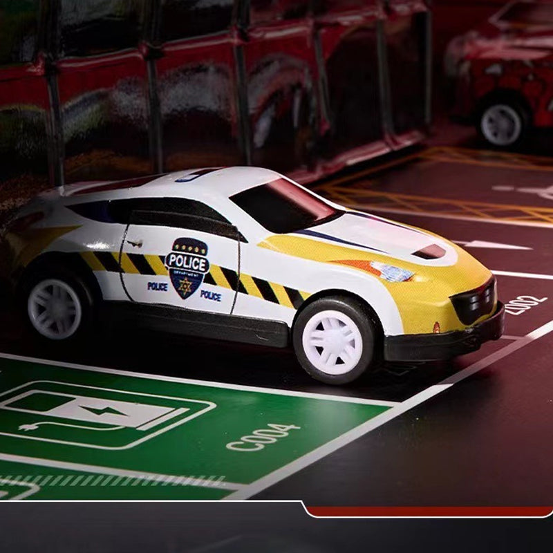 48 mini voitures avec garage intégré