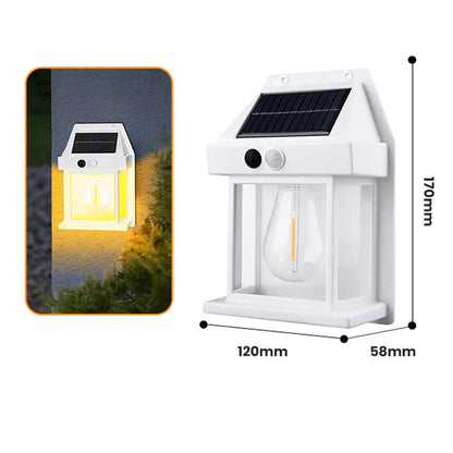 Applique murale extérieure à énergie solaire
