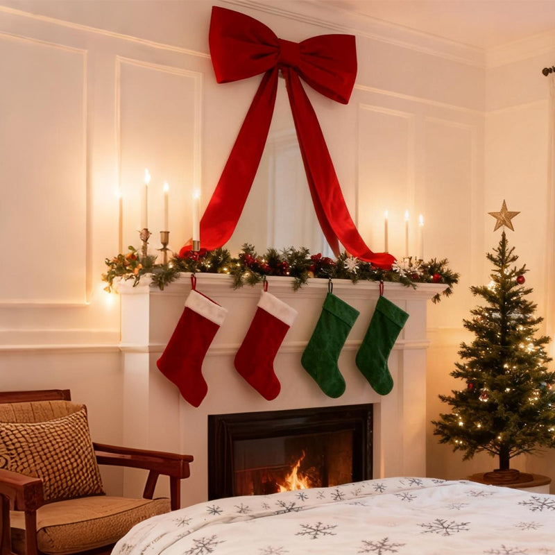 Grand nœud de Noël – 50 × 180 cm