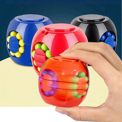 Cube magique rotatif avec billes – Jeu casse-tête antistress