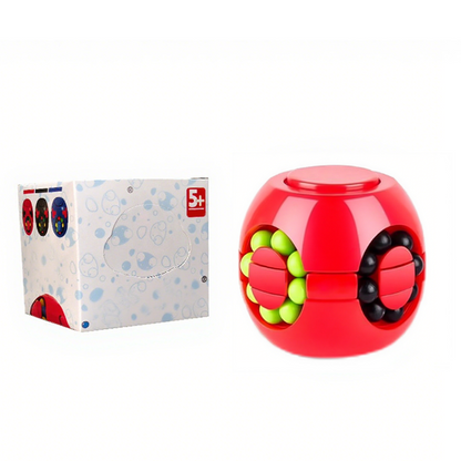 Cube magique rotatif avec billes – Jeu casse-tête antistress