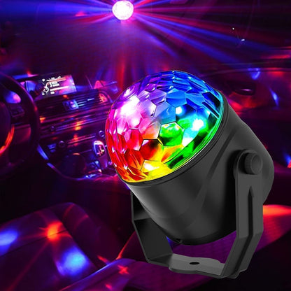 Projecteur de disco rotatif multicolore