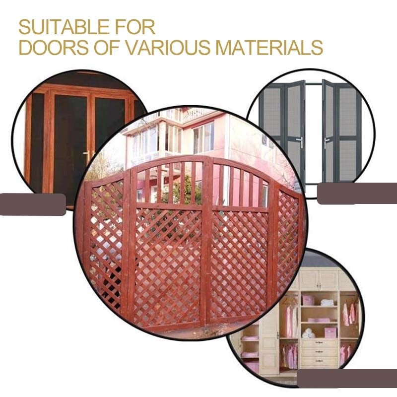 Charnières de porte automatiques – fermeture silencieuse, sûres pour les enfants et les animaux
