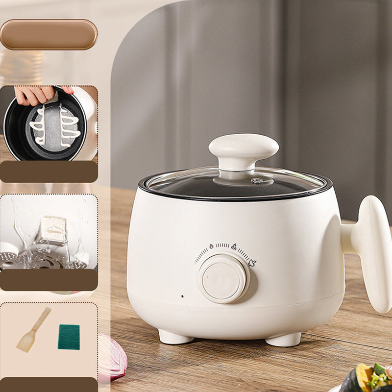 Marmite électrique multifonction portable avec revêtement antiadhésif