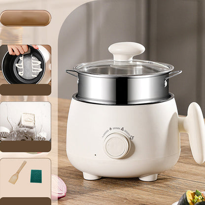 Marmite électrique multifonction portable avec revêtement antiadhésif