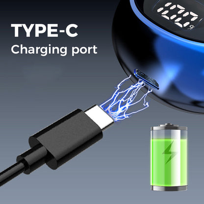 Mini rasoir électrique portable – rasage précis à sec et sous l’eau