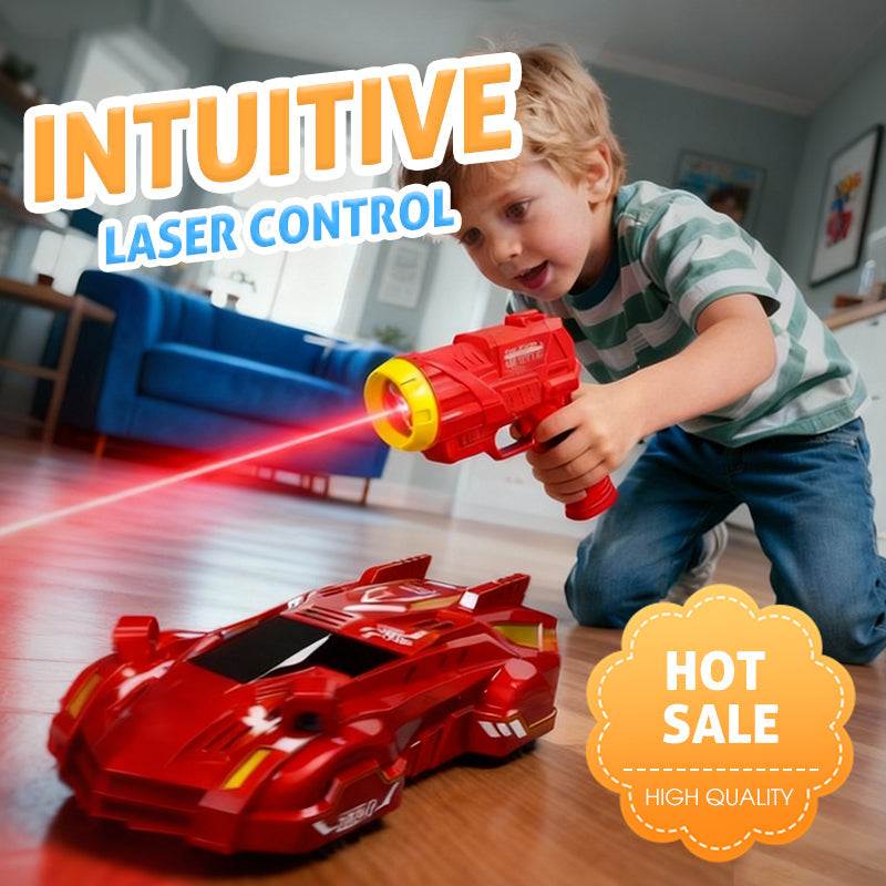 Voiture RC pour enfants contrôlée au laser et capable de rouler sur les murs