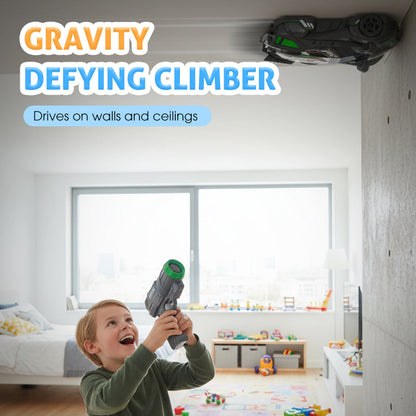 Voiture RC pour enfants contrôlée au laser et capable de rouler sur les murs