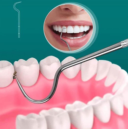 Ensemble de cure-dents multifonction en acier inoxydable