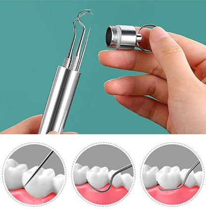 Ensemble de cure-dents multifonction en acier inoxydable