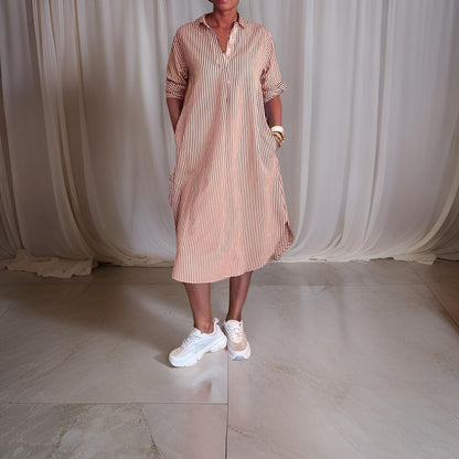 Ivy - Shirt Style Dress with Collar