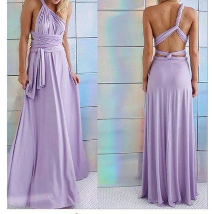 Evita - Universal maxi festive dress with draping
