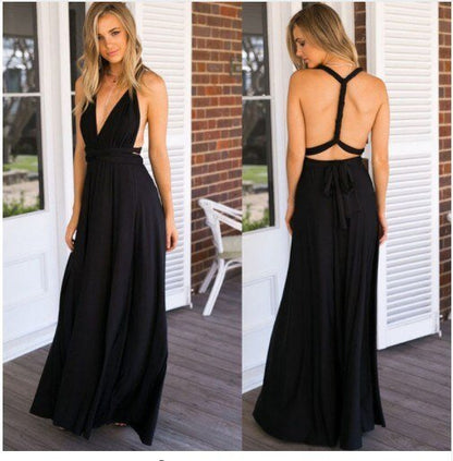 Evita - Universal maxi festive dress with draping